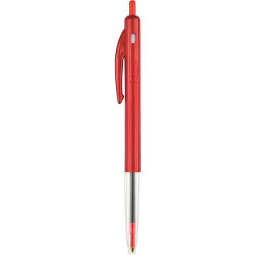Bic Clic Ballpoint Pen Medium Red_2